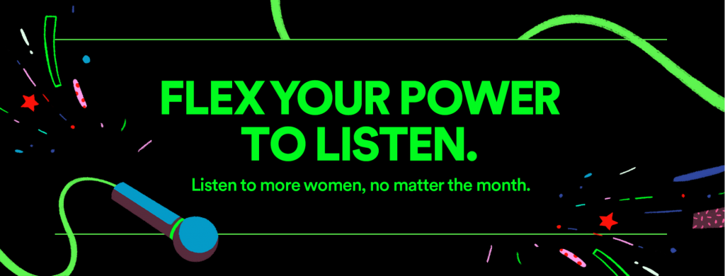 Spotify announces new focus on women creators