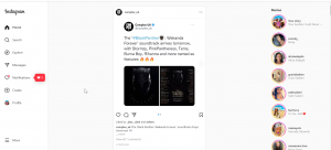 Switch accounts on Instagram desktop 2022